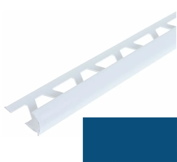 Профиль д/кафеля внешн ПВХ, 9мм синий темный 2,5м №22