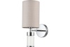 Бра LUMION ARNIKA 6585/1W  хром/беж. Е14 1*40W