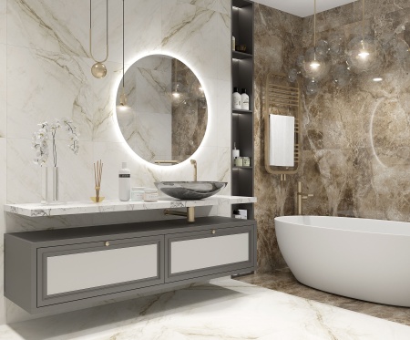 Керамогранит 600*600 Laparet Polarangelo rust полированный