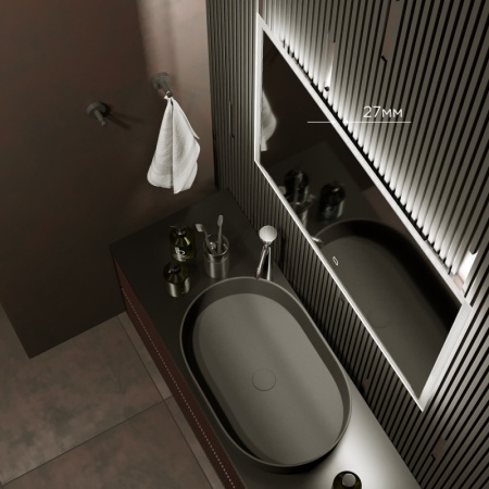 Зеркало MIXLINE 800*600 "Норма" сенсорн.выключатель, светодиодная подсветка