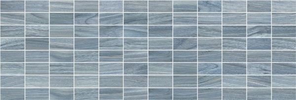 Плитка 200*600 Laparet Zen декор мозаичный синий MM60067