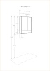 Мебель д/ванной Акватон "Сканди 70" зеркало-шкаф Белый
