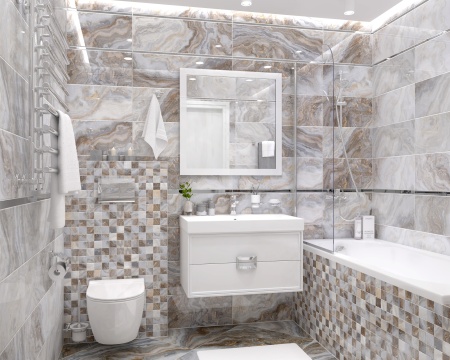 Плитка 300*300 Laparet Goldy мозаика серая