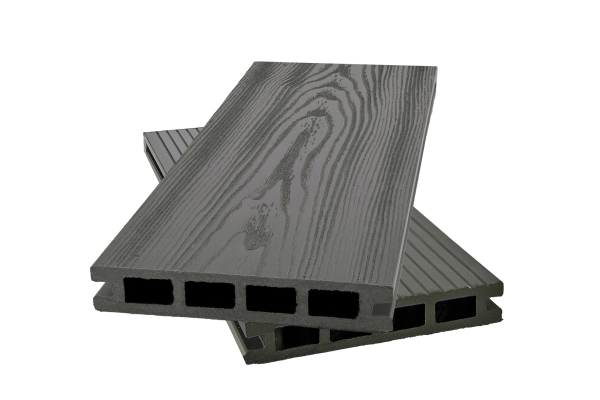 Террасная доска ДПК 24*140*4000мм TAVOLA ECO Винтаж 3D серый 