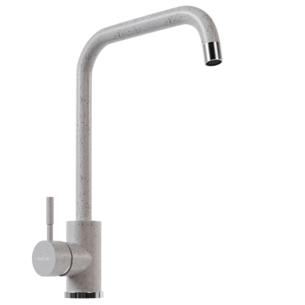Смеситель кухня MIXLINE ML-GS12 (328) бежевый 