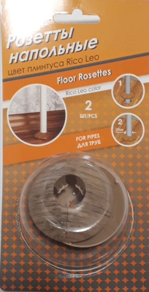 Накладка д/труб GRACE Дуб английский 159 D 26*63*14мм пластик(2шт)