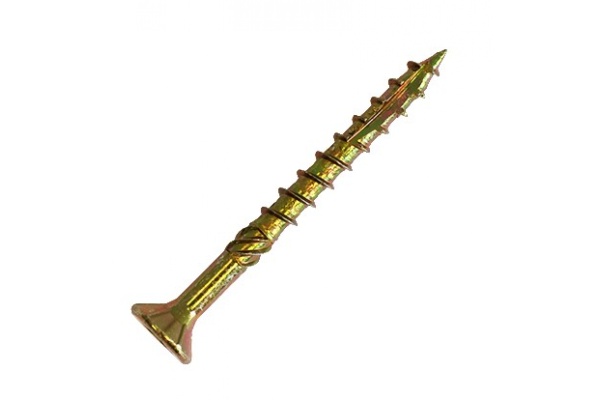 Саморез Torx25  50*5 Профес. по дереву, желт. потай, фреза, насечка д/отвода струж 05050Fh