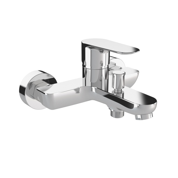 LEYA Azario Смеситель для ванны с коротким изливом хром AZ-15920501