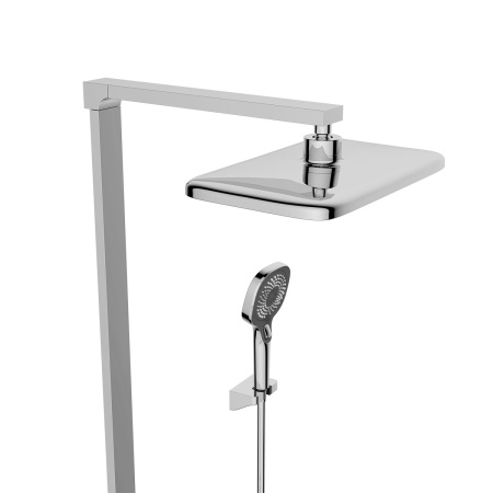 Душевая стойка Inspire VSFS-3I13TCH термостатическая с изливом, хром
