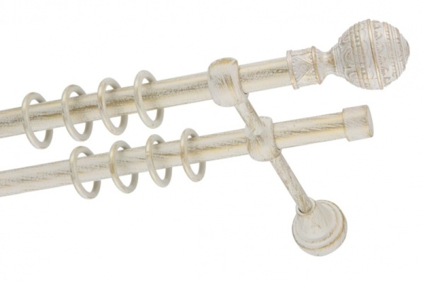 Наконечник д.16 Белое золото Люксор