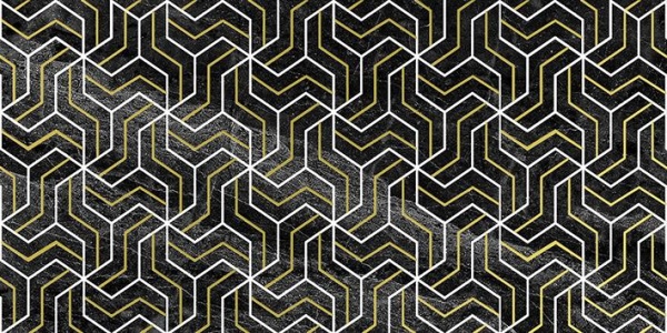 Плитка 300*600 Laparet Crystal Fractal декор черный