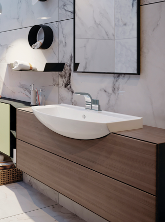 Умывальник мебельный BEST 65 Sanita Luxe
