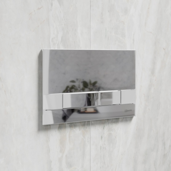 Система инсталляции Peneda LeMark 3в1: кнопка BIT хром глянец, унитаз безободк. Торнадо Florex