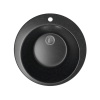Мойка MIXLINE ML-GM13 круглая черная (308) 495мм