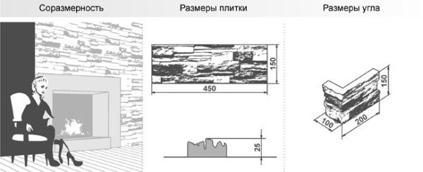 Дикий камень "Сорренто" 453 угол 100*200*150 