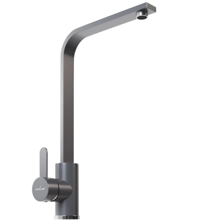 Смеситель кухня MIXLINE ML-GS14 (342) графит высокий излив