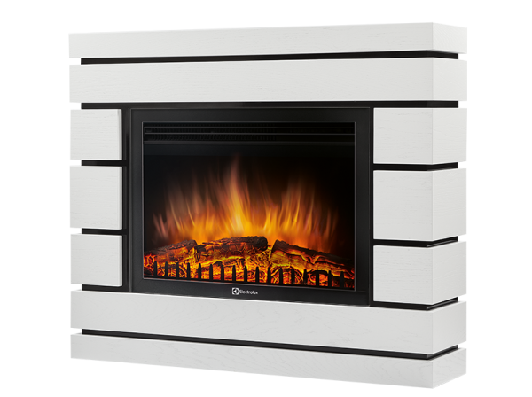 Портал для камина Moderno 25, 975х845х225мм, 64кг, белый дуб Electrolux