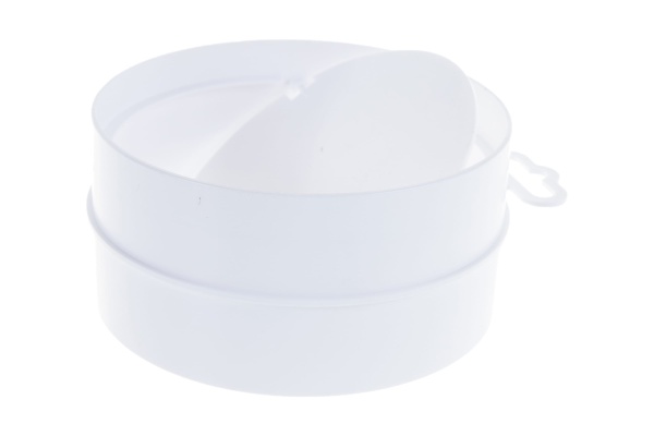 Соединитель круглых каналов с обратным клапаном d=125 мм ЭРА 12,5СКПО