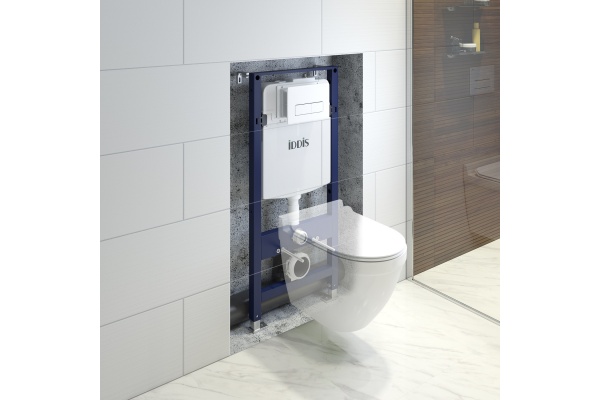 Система инсталляции IDDIS Optima Home 2 в 1 инст. и клавиша смыва OPH0000i32K белая