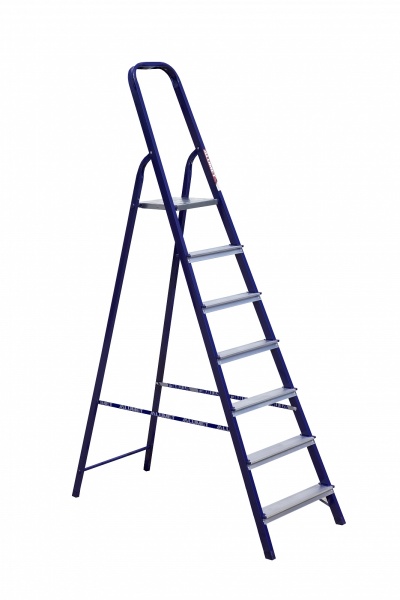 Лестница стремянка  7 ступени М8407 АЛЮМЕТ