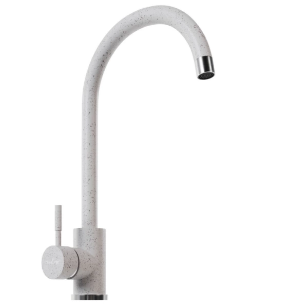 Смеситель кухня MIXLINE ML-GS15 (328) бежевый высокий излив