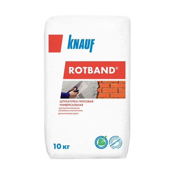 Штукатурка KNAUF ROTBAND 10кг гипсовая 