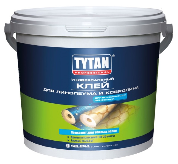 Клей универсальный Tytan Professional 4 кг. для линолеума и ковролина