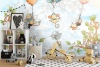 Фотопанно 3D KID-115" Мышки на шариках"(300*270) песок Росси