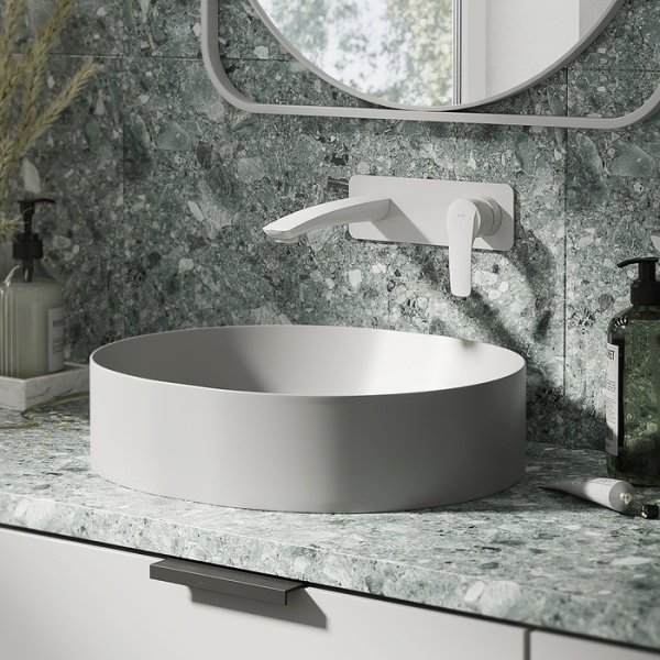 Смеситель встраиваемый IDDIS Ray для умывальника белый матовый RAYWT00i65