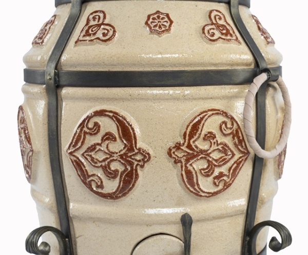 Тандыр Урал, шампура(10шт), "солнышко" для шампуров, колосник, термометр, 940*670*530мм ЭкоТандыр