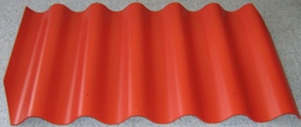 Шифер цветной Волнаколор 1250х1097х6мм Красный 