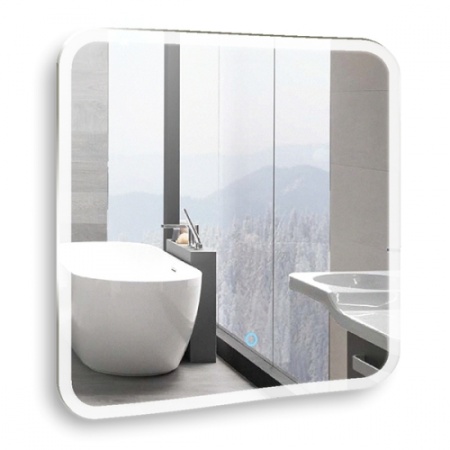 Зеркало MIXLINE 700*680 Стив (ШВ) сенсорный выключатель