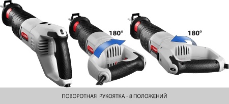 Пила сабельная ЗПС-1100 Э, 1100Вт, 230мм(дерево), 20мм(сталь), ЗУБР