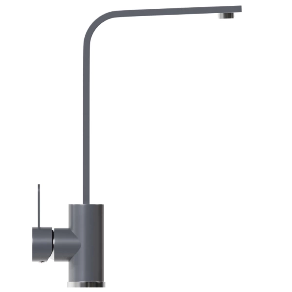 Смеситель кухня MIXLINE ML-GS14 (342) графит высокий излив