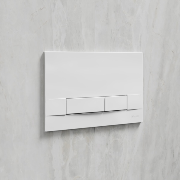 Система инсталляции PenedaExpert LeMark 3 в 1: кнопка BIT белый глянец,унитаз безоб. Торнадо FLOREX