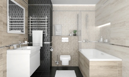 Плитка 300*300 Laparet Forest мозаика бежевая