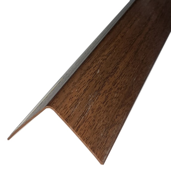 Панели пласт  угол орех 20*12 торцевой (арочный) 2,7м Идеал