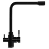 Смеситель кухня MIXLINE ML-GS13 (308) черный с выходом для питьевого фильтра