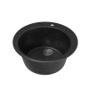 Мойка MIXLINE ML-GM13 круглая черная (308) 495мм