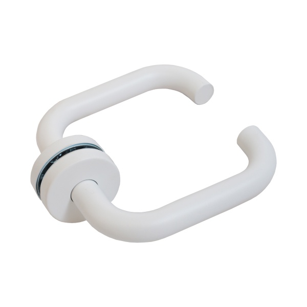 Комплект ручек СТАНДАРТ 0203 SS (60-90) WHITE БЕЛАЯ INOX нержавеющая сталь, 15541 заказ