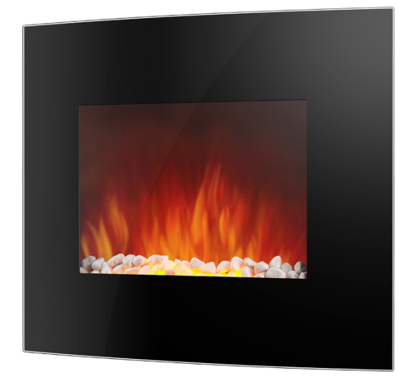 Электрокамин EFP/W-1150URLS 1,8кВт, 220В, 650х520х114мм, панорама, черный Electrolux
