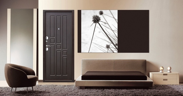 Дверь .  металл Гарда 8мм Венге/Медный антик (960*2050*60)  лев пенополистирол 8мм