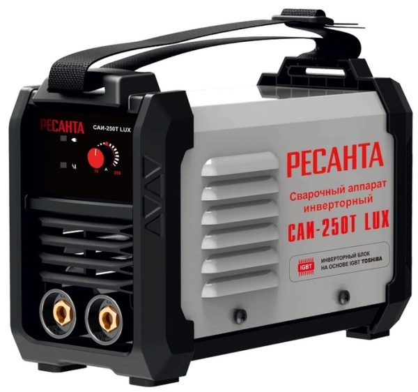 Сварочный аппарат инверторный САИ 250Т LUX 10-250А, 6,5кВт, до 6мм, 140-260В Ресанта