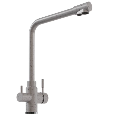 Смеситель кухня MIXLINE ML-GS13 (328) бежевый с выходом для питьевого фильтра