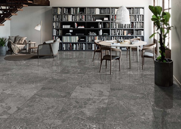 Керамогранит 600*1200 Laparet Brecia grey серый полированный