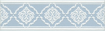Плитка 250*77 KERAMA MARAZZI  Петергоф голубой бордюр STG/B562/6305