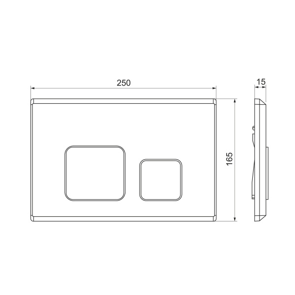 Клавиша управления COMFORTY CF5097FW белая