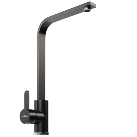Смеситель кухня MIXLINE ML-GS14 (308) черный высокий излив