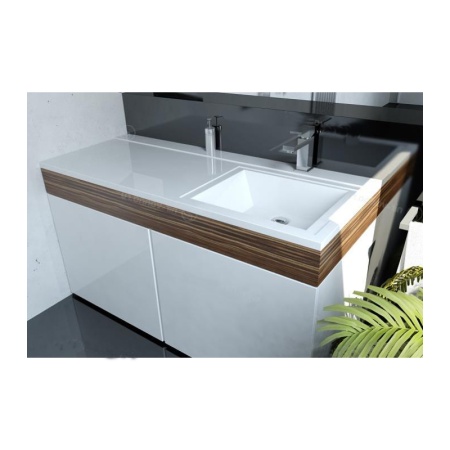 Умывальник COSMOS 120 правый без кронштейнов, без сифона Andrea