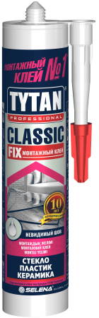 Жидкие гвозди TYTAN Professional Classic Fix 310 мл прозрачный